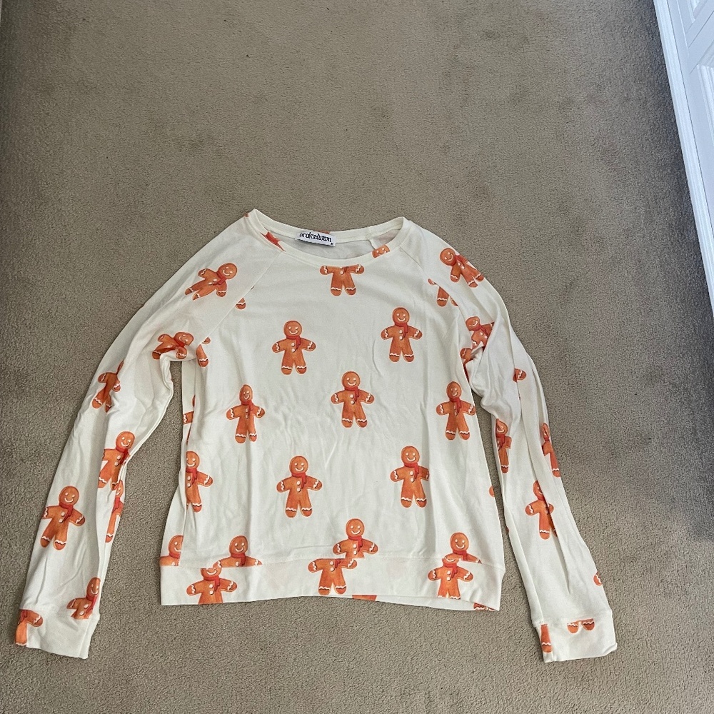 Gingerbread lightweight sweater shirt